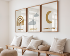Islamic Wall Art 3x Tasbih Subhanallah, Alhamdulillah, AllahuAkbar Islamic Nursery Prints