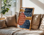 Boho Theme Ayatul Kursi Calligraphy Islamic Wall Art