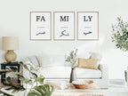 Islamic Wall Art 3x Sabr | Shukr | Hub - Family