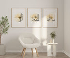 Islamic Wall Art 3x SubhanAllah, Alhamdullilah & AllahuAkbar Arabic Calligraphy