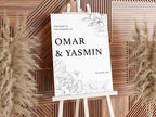Minimalist Wedding Welcome Sign, Modern Wedding, A1,A2,A3, Foam Board, Poster